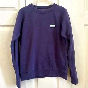 Patagonia organic cotton XS regular fit  purple sweatshirt perfect condition